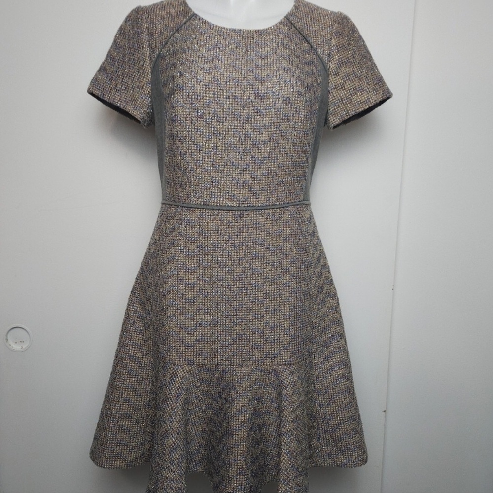Elegant Tweed Mini Dress